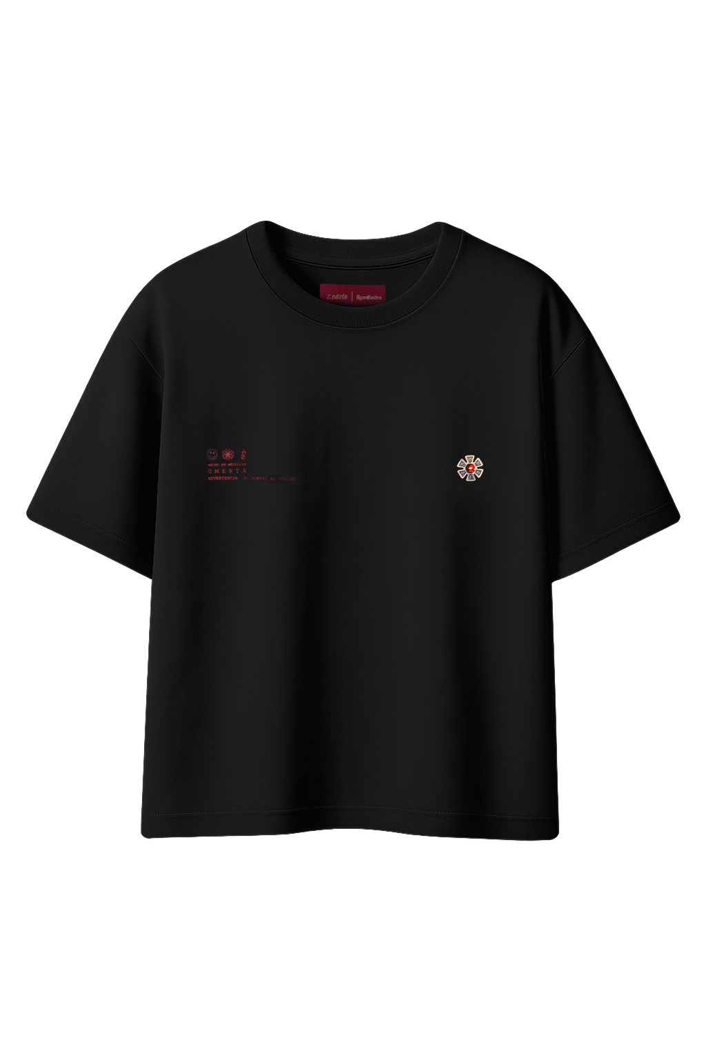 CAMISETA OMERTA PIN NEGRA