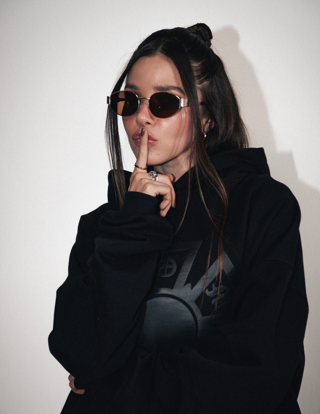 HOODIE OMERTA NEGRO