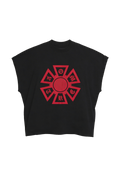 CAMISETA OMERTA MANGA SISA NEGRA