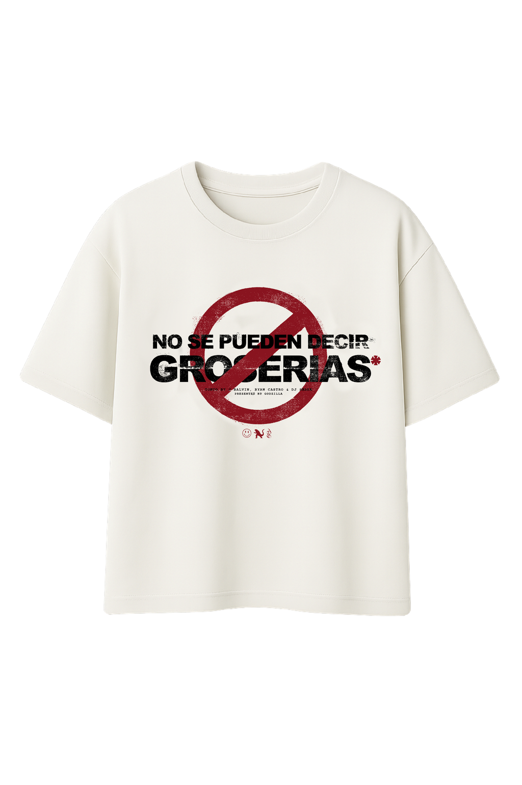 CAMISETA GROSERÍAS MARFIL