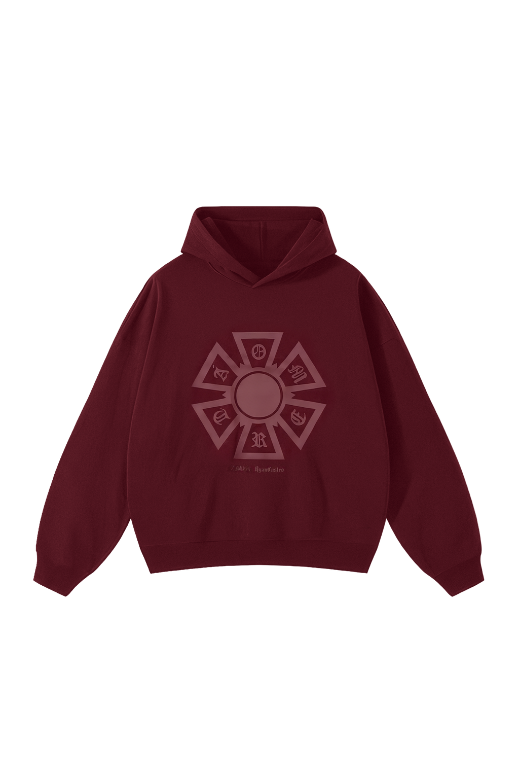 HOODIE OMERTA VINOTINTO