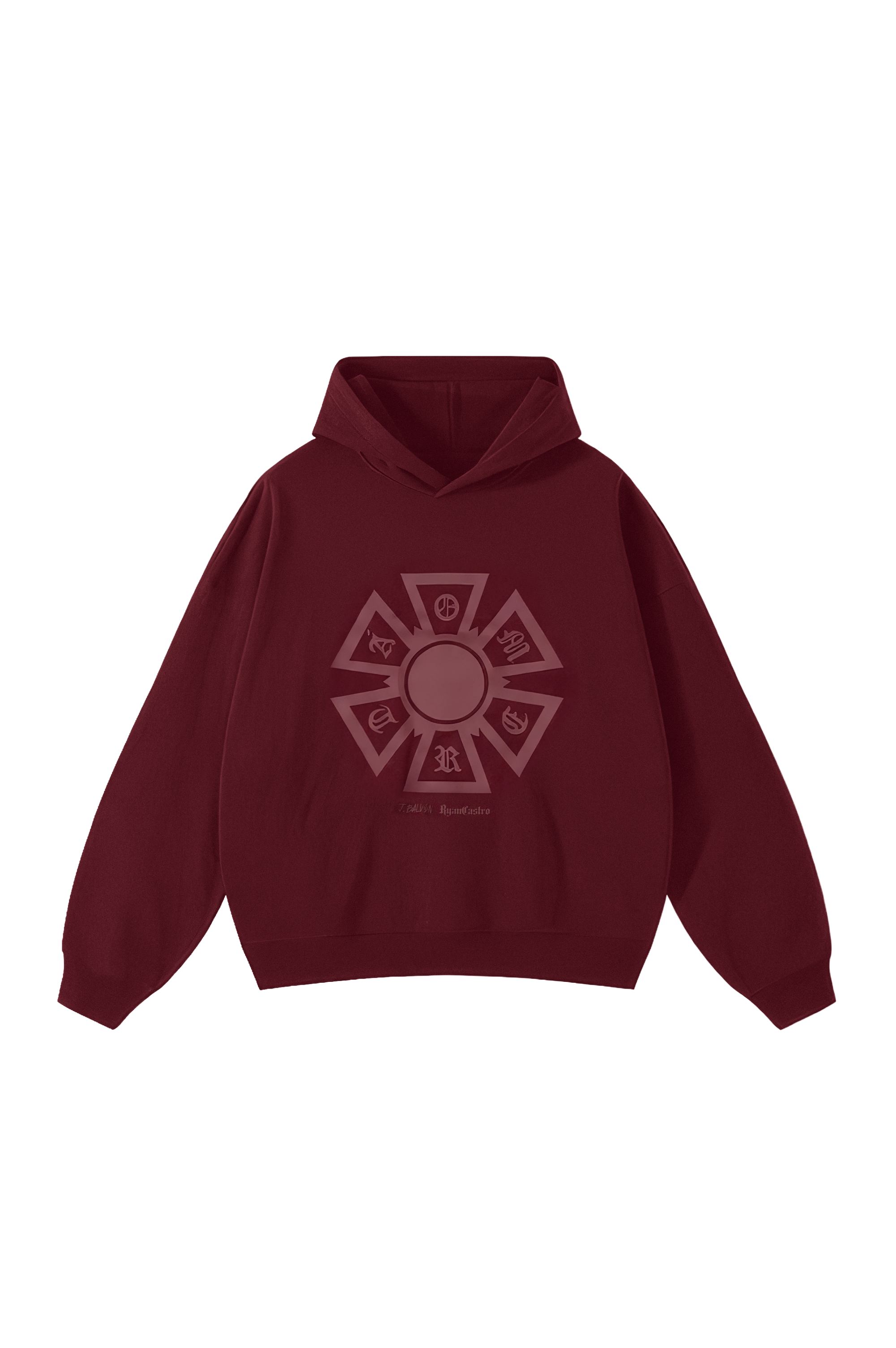 HOODIE OMERTA VINOTINTO