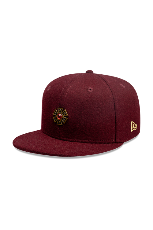 5950 NEW ERA OMERTA PIN VINOTINTO