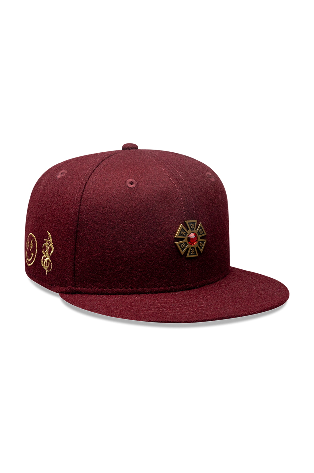 5950 NEW ERA OMERTA PIN VINOTINTO