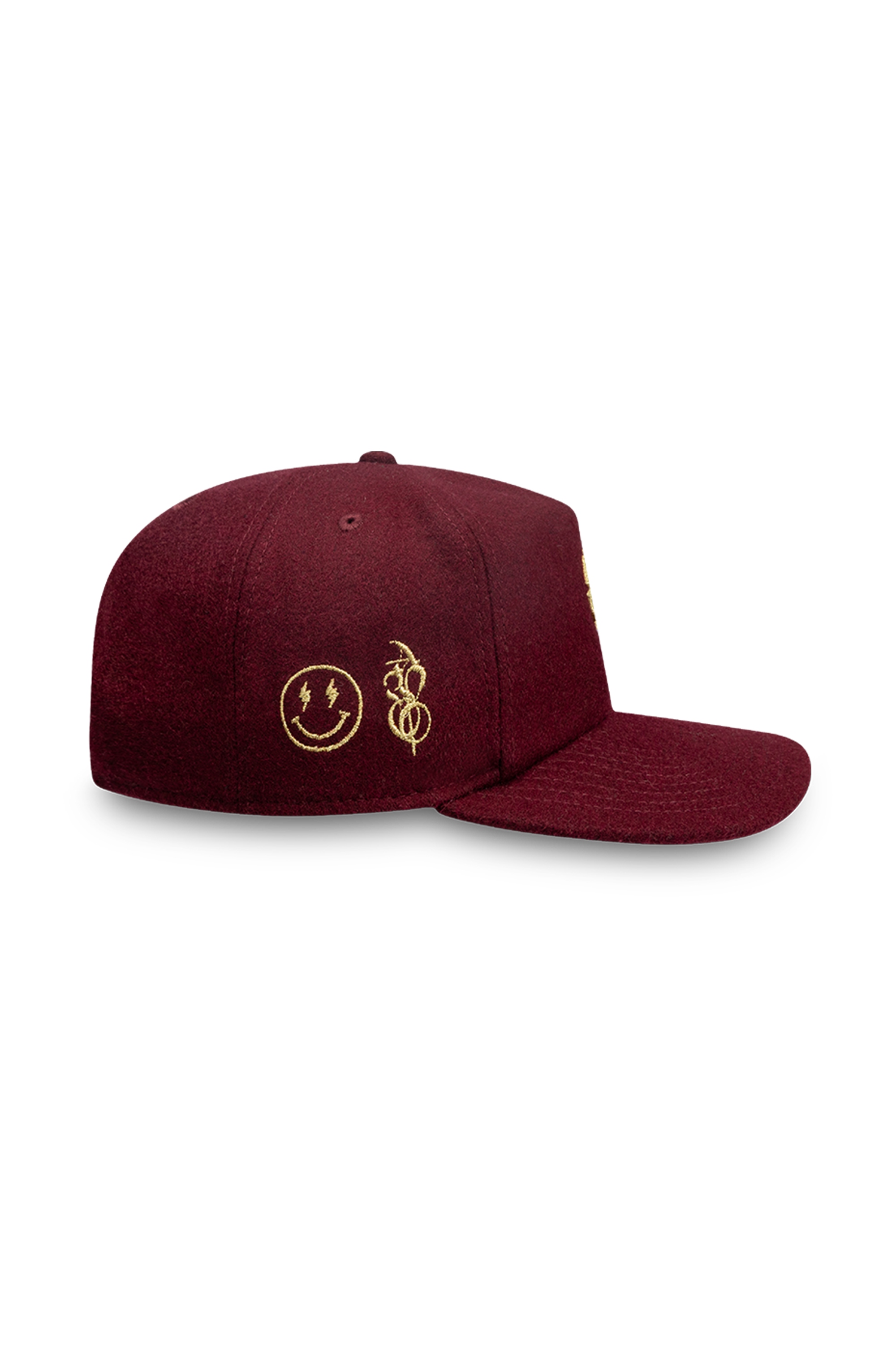 1920 NEW ERA OMERTA VINOTINTO BORDADA