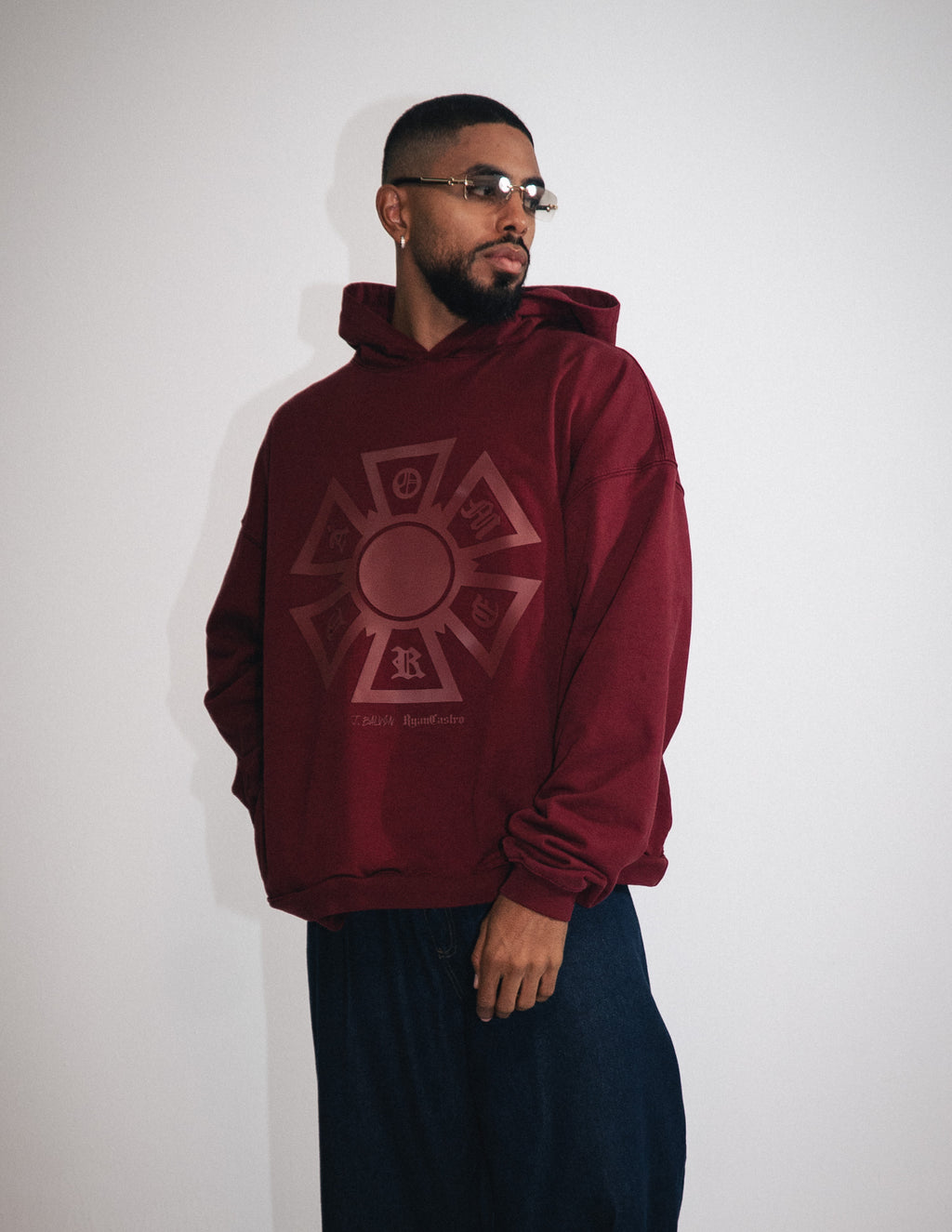 HOODIE OMERTA VINOTINTO