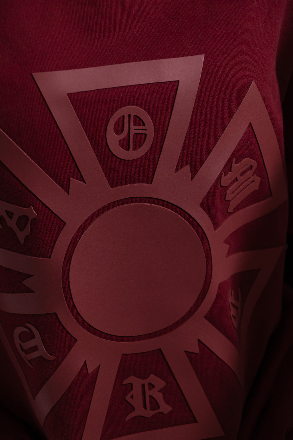 HOODIE OMERTA VINOTINTO